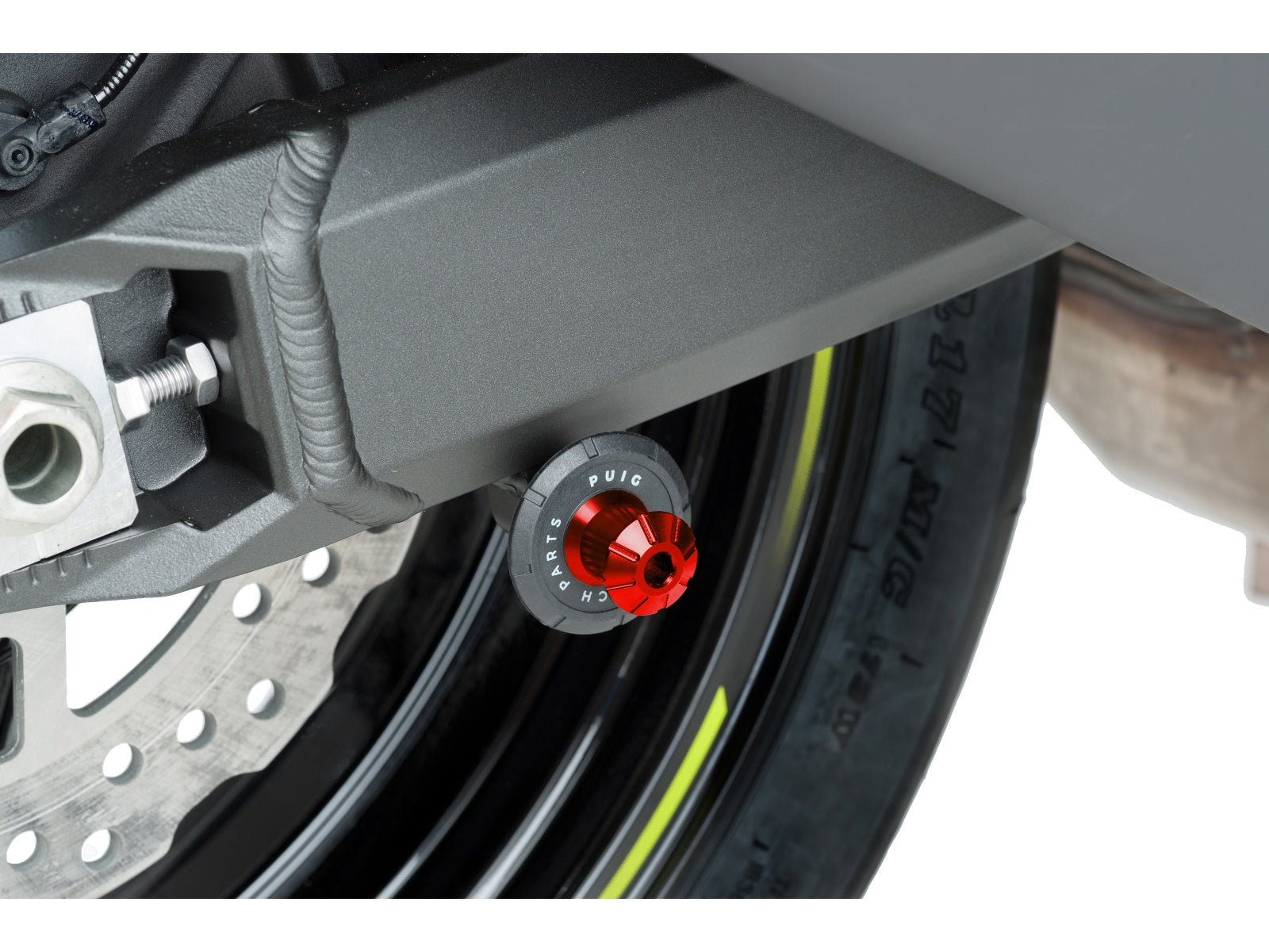 Puig Pro Spool Sliders In Black for Kawasaki Z900 (17-24)