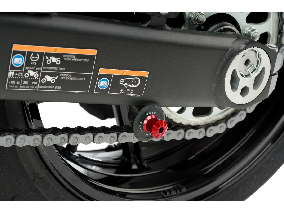 Puig Pro Spool Sliders In Black for Kawasaki Ninja 1000 SX (20-24)