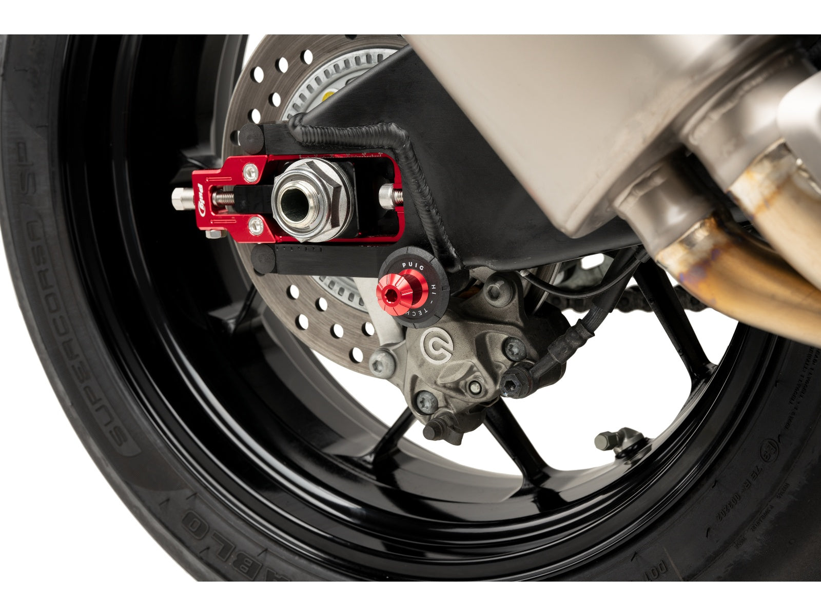Puig Pro Spool Sliders In Black for Honda CBR1000RR-R Fireblade SP (20-25)