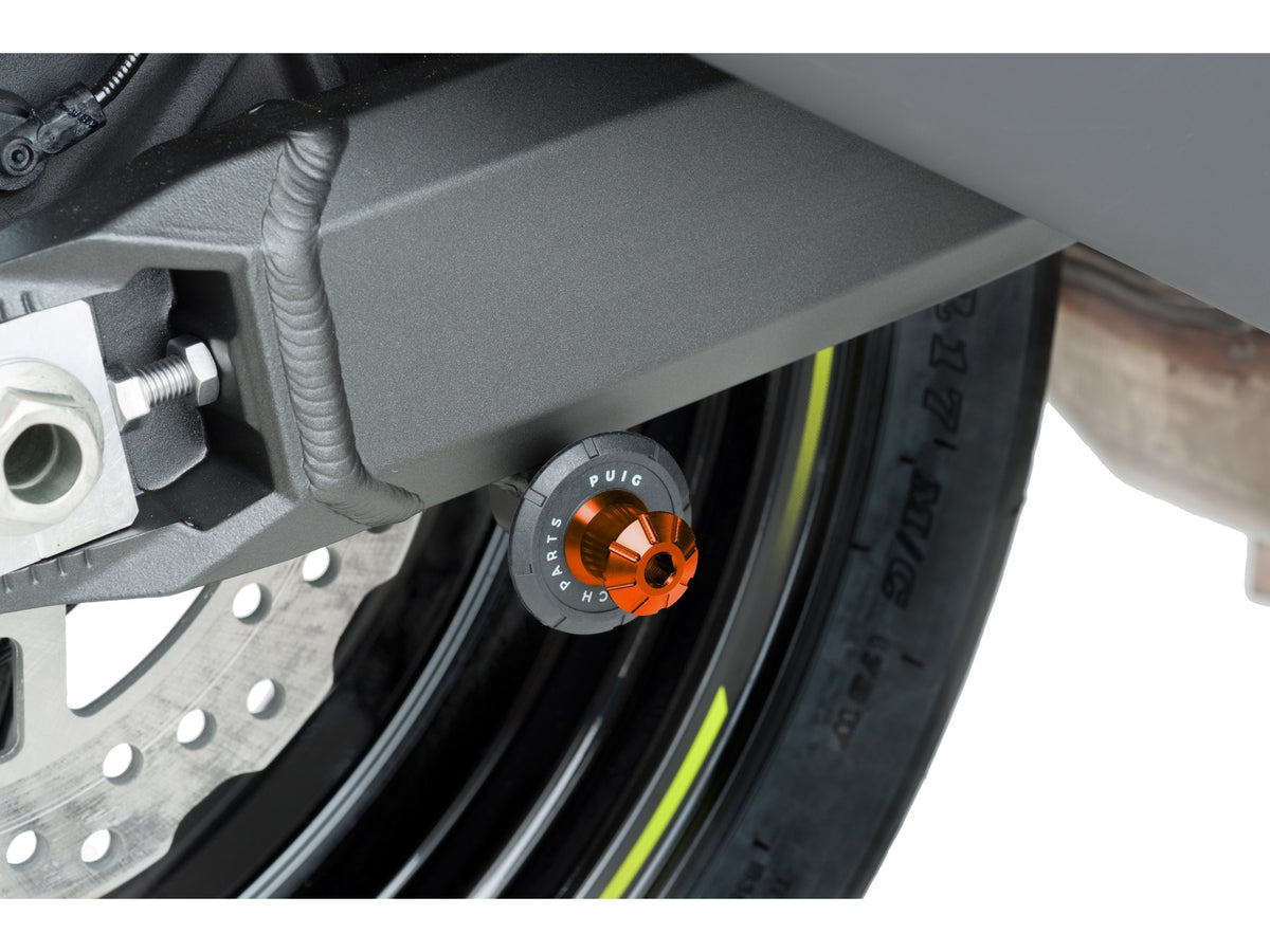 Puig Pro Spool Sliders In Black for Kawasaki Z900 RS Cafe (18-20)