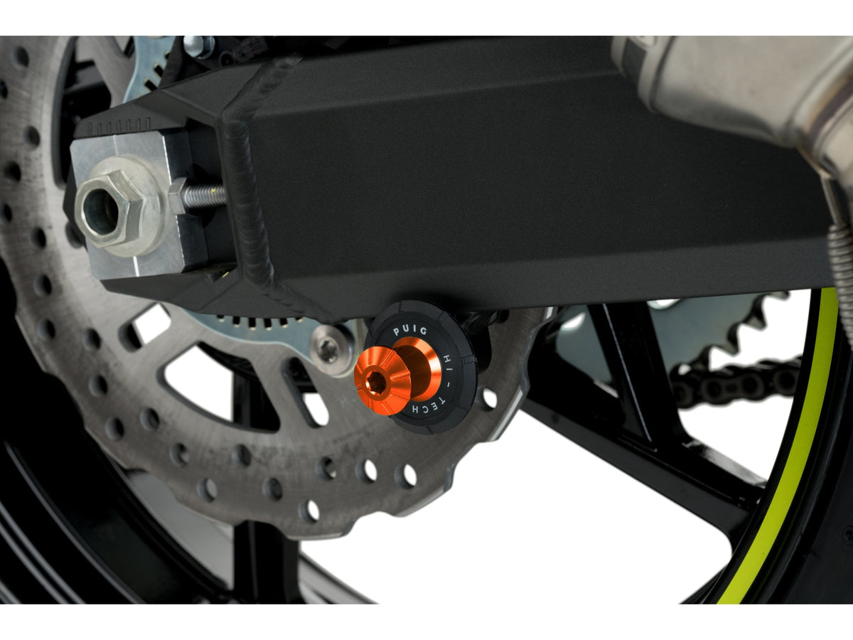 Puig Pro Spool Sliders In Black for Kawasaki Z900 RS SE (22-25)
