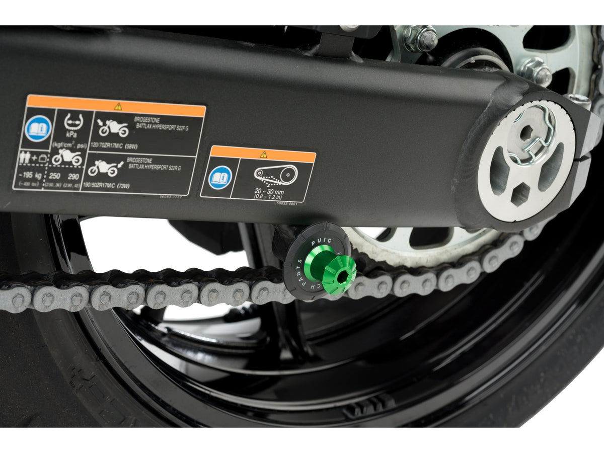 Puig Pro Spool Sliders In Black for Kawasaki Ninja 1000 SX (20-24)