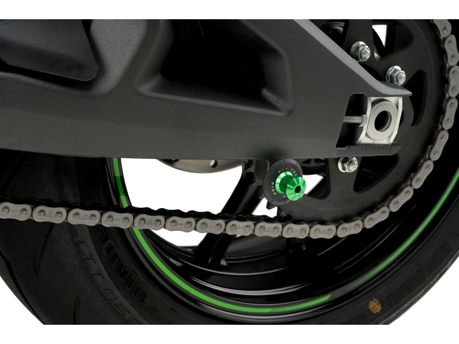 Puig Pro Spool Sliders In Black for Kawasaki Z H2 (20-24)