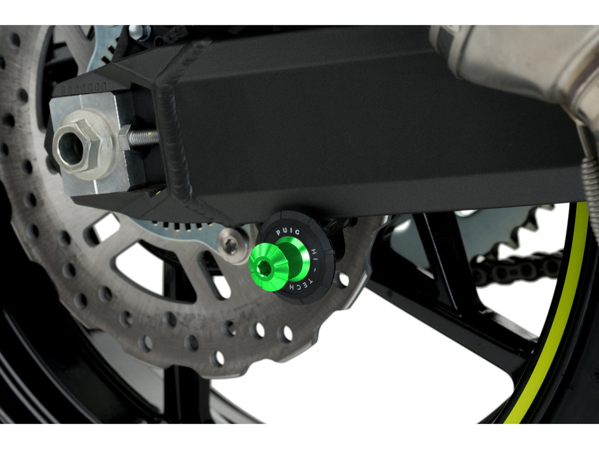 Puig Pro Spool Sliders In Black for Kawasaki Z900 SE (22-24)