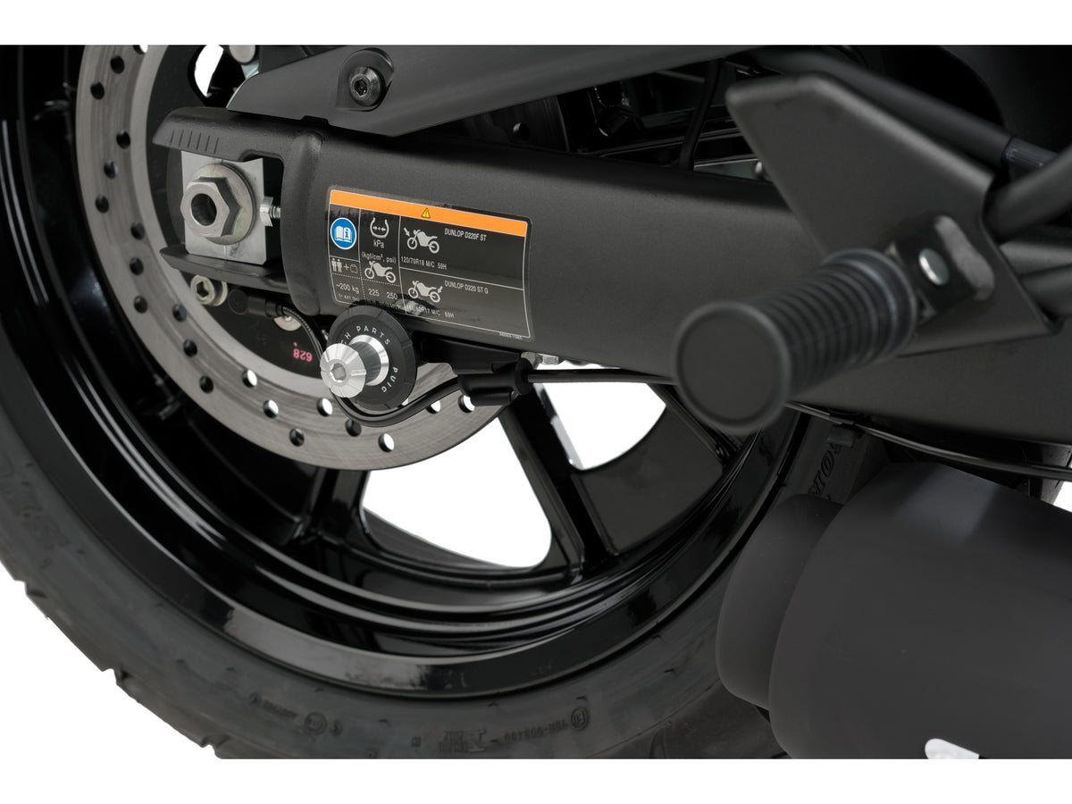 Puig Pro Spool Sliders In Black for Kawasaki Vulcan S Special Edition (17-20)