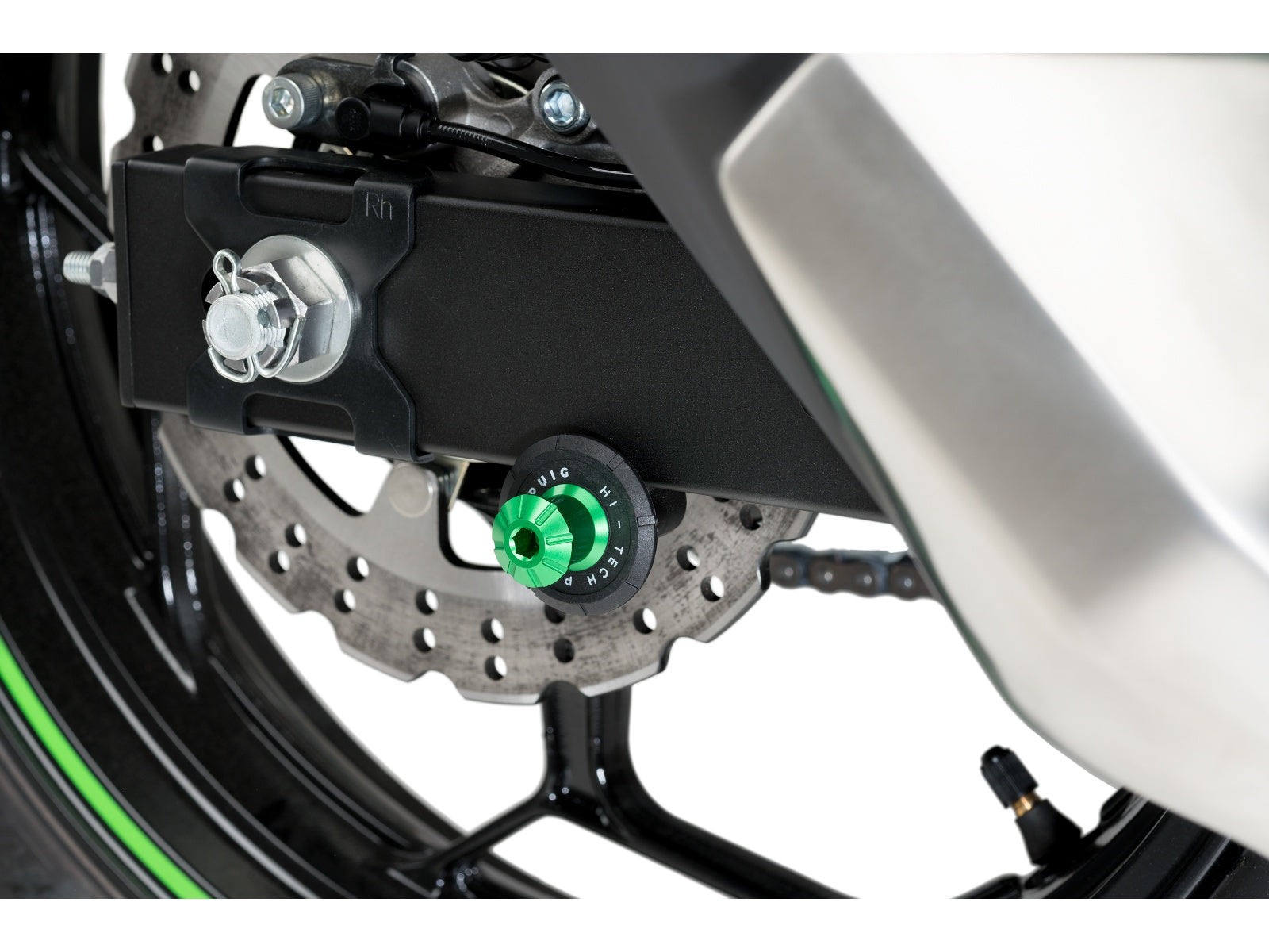 Puig Pro Spool Sliders In Black for Kawasaki Ninja 125 (19-25)