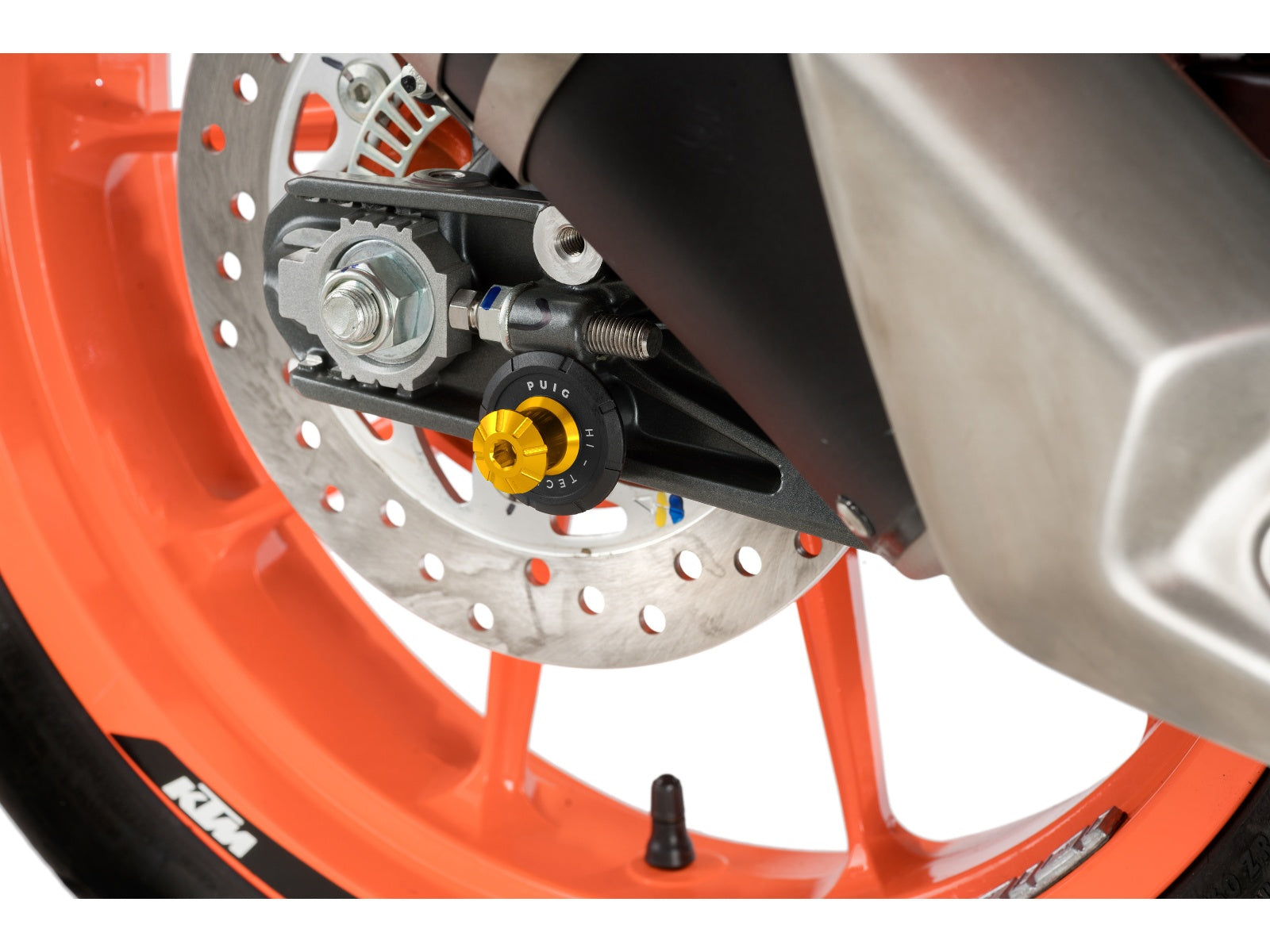 Puig Pro Spool Sliders In Black for KTM 390 Duke (13-25)