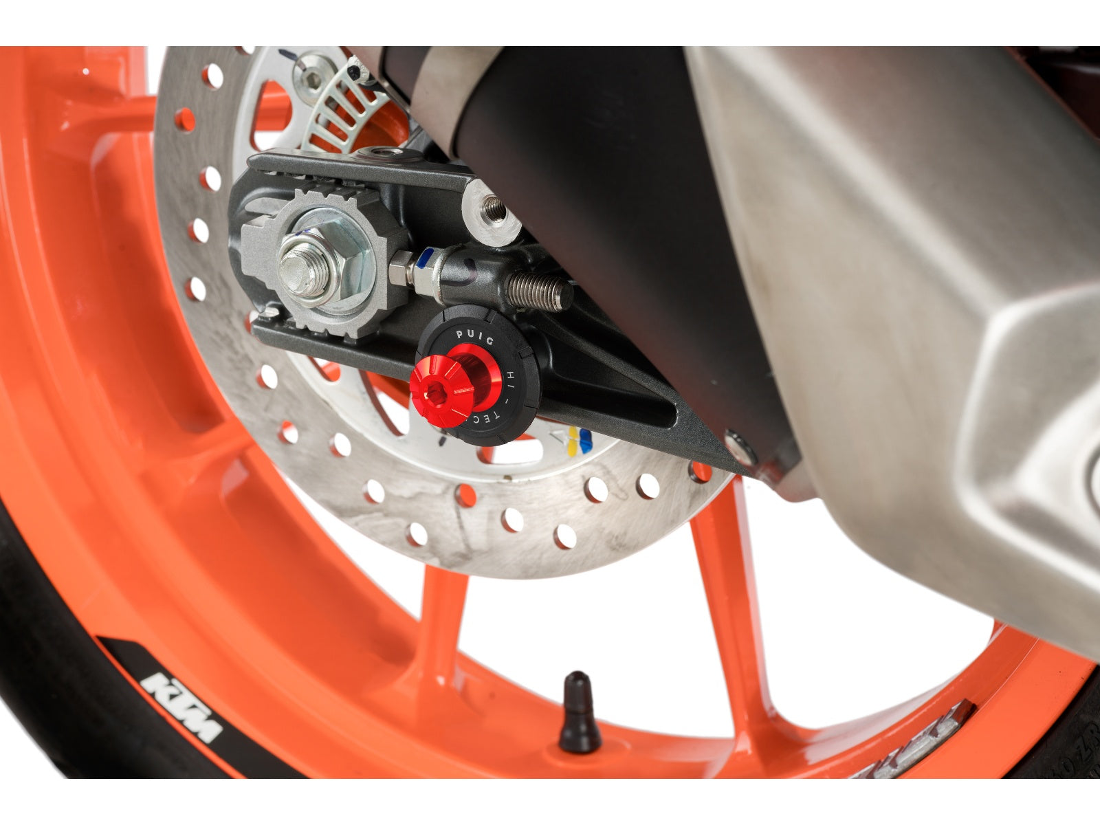 Puig Pro Spool Sliders In Black for KTM 390 Duke (13-25)