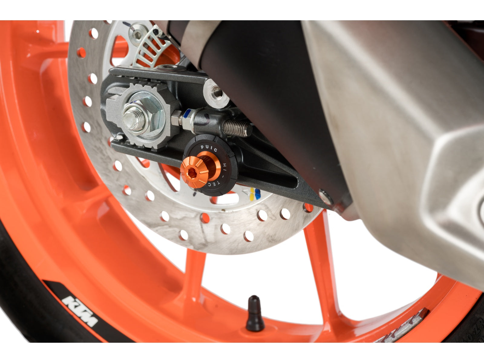Puig Pro Spool Sliders In Black for KTM 390 Duke (13-25)