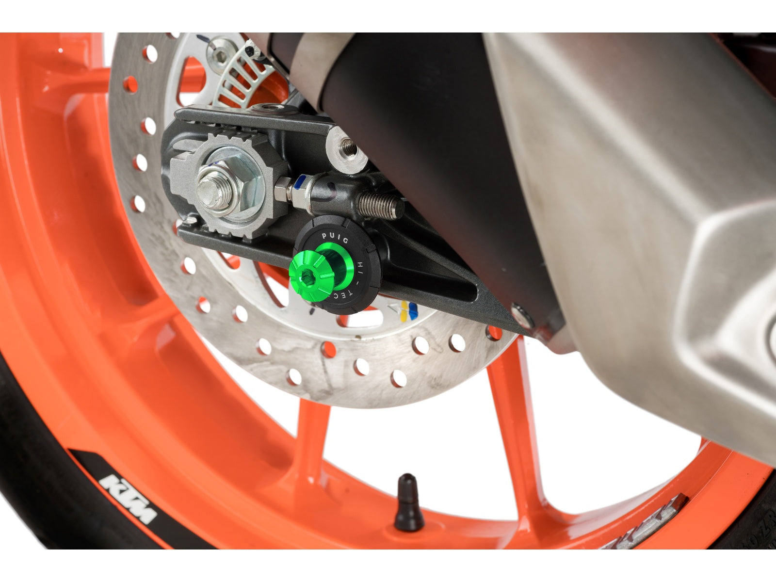 Puig Pro Spool Sliders In Black for KTM 390 Duke (13-25)