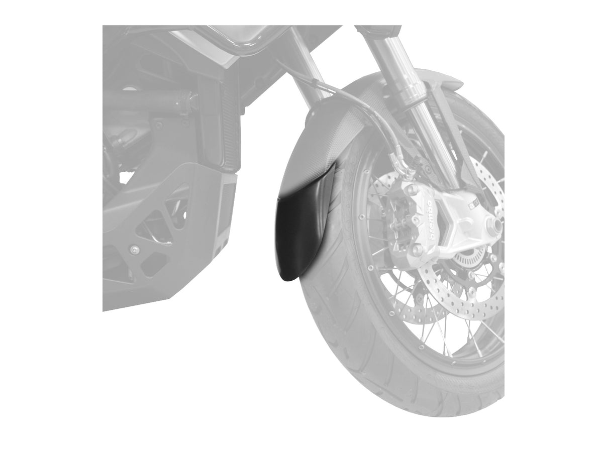 Puig Front Mudguard Extender In Black for Aprilia Caponord 1200 Rally (15-17) Main image