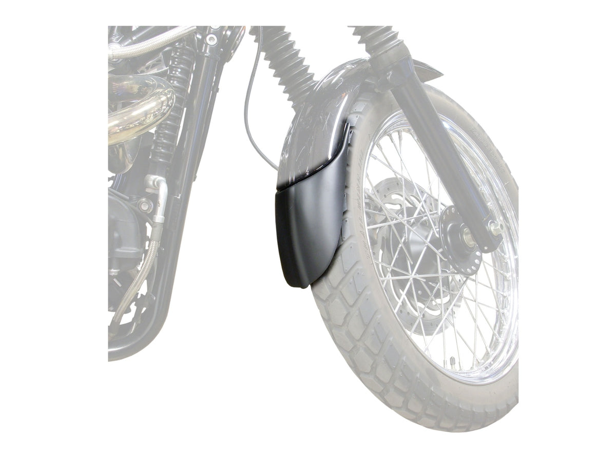 Puig Front Mudguard Extender In Black for Triumph Scrambler 1200 (06-16) Main image