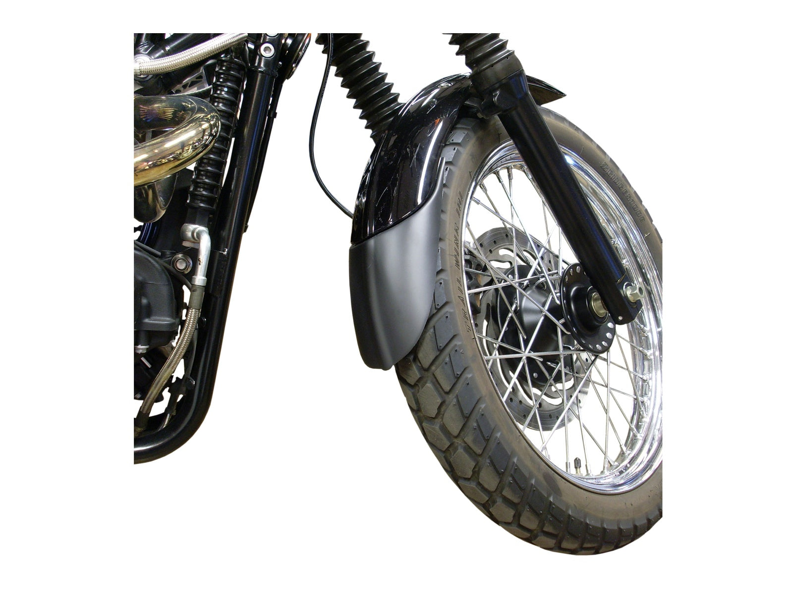 Puig Front Mudguard Extender for Triumph Scrambler 650 (06-16) Secondary image