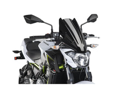 Puig New Generation Touring Screen In Clear for Kawasaki Z650 (17-19)