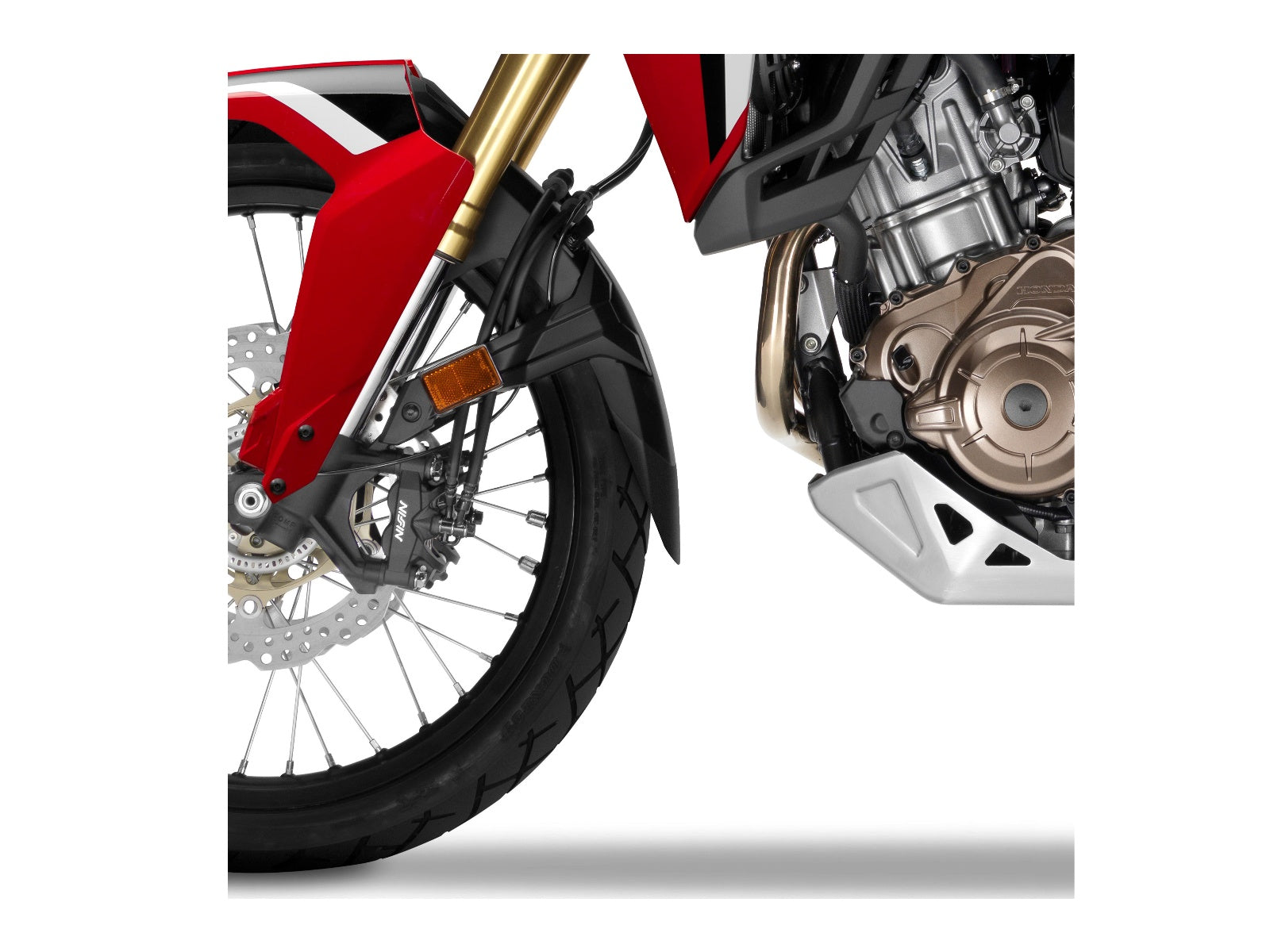 Puig Front Mudguard Extender In Black for Honda XL750 Transalp (23-25)