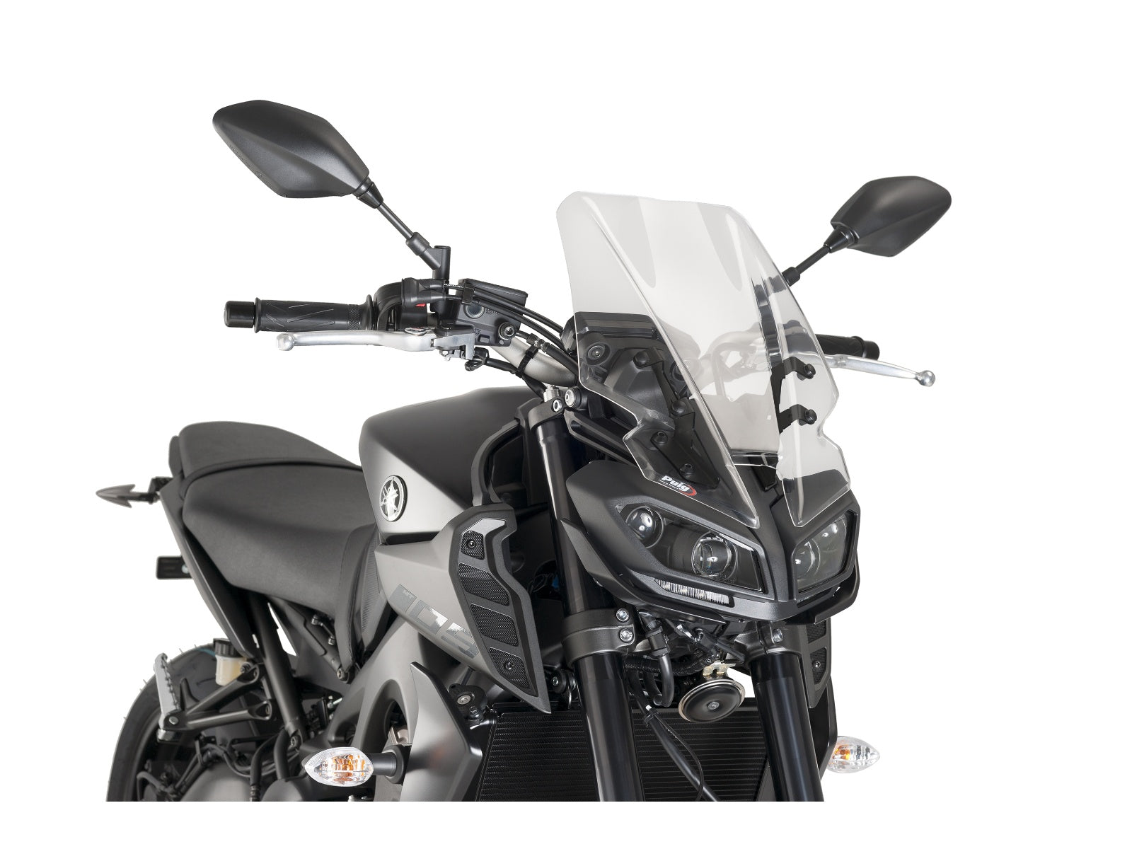 Puig 9377W ニュージェネレーション ツーリング [クリア] MT-09 Puig New Generation Touring Screen for Yamaha MT-09 (17-20) – Moto