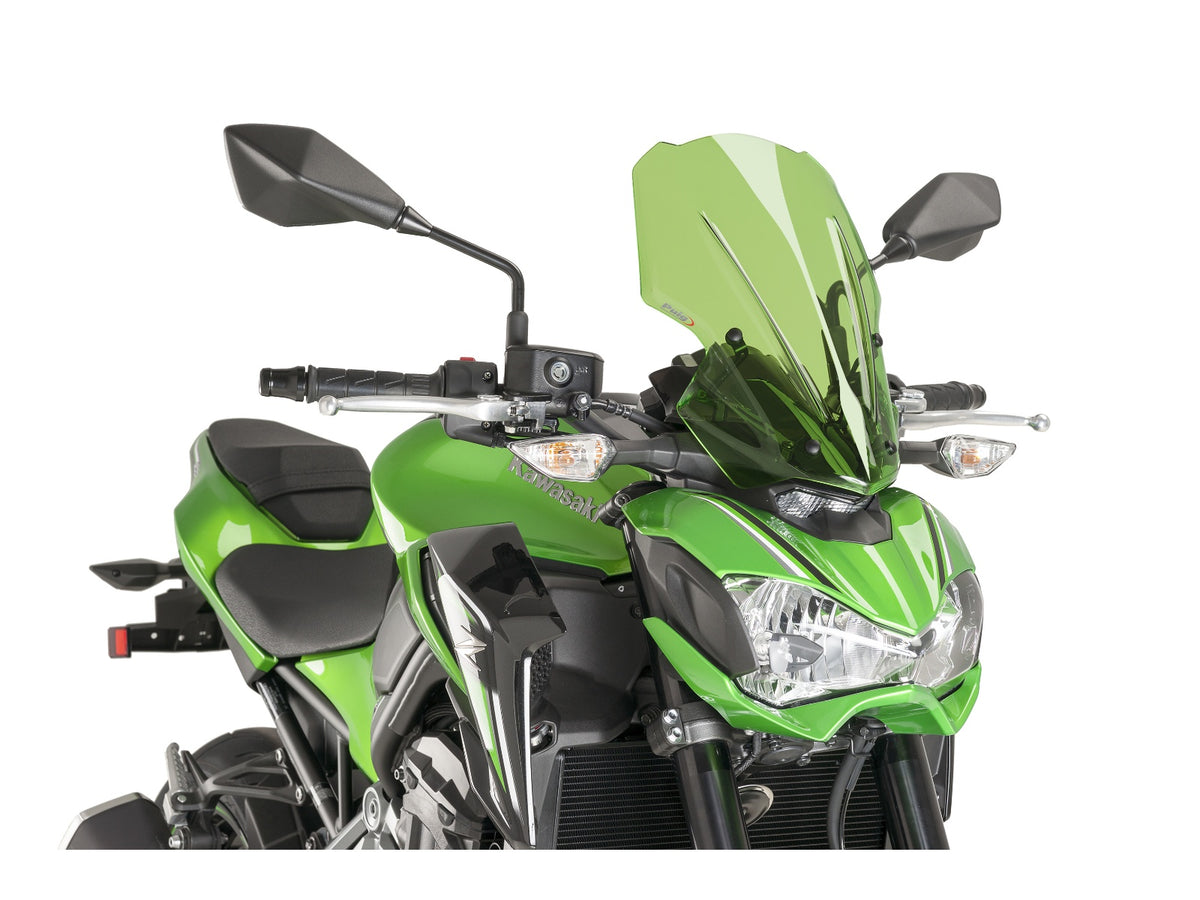 Puig New Generation Touring Screen In Clear for Kawasaki Z900 (17-19)