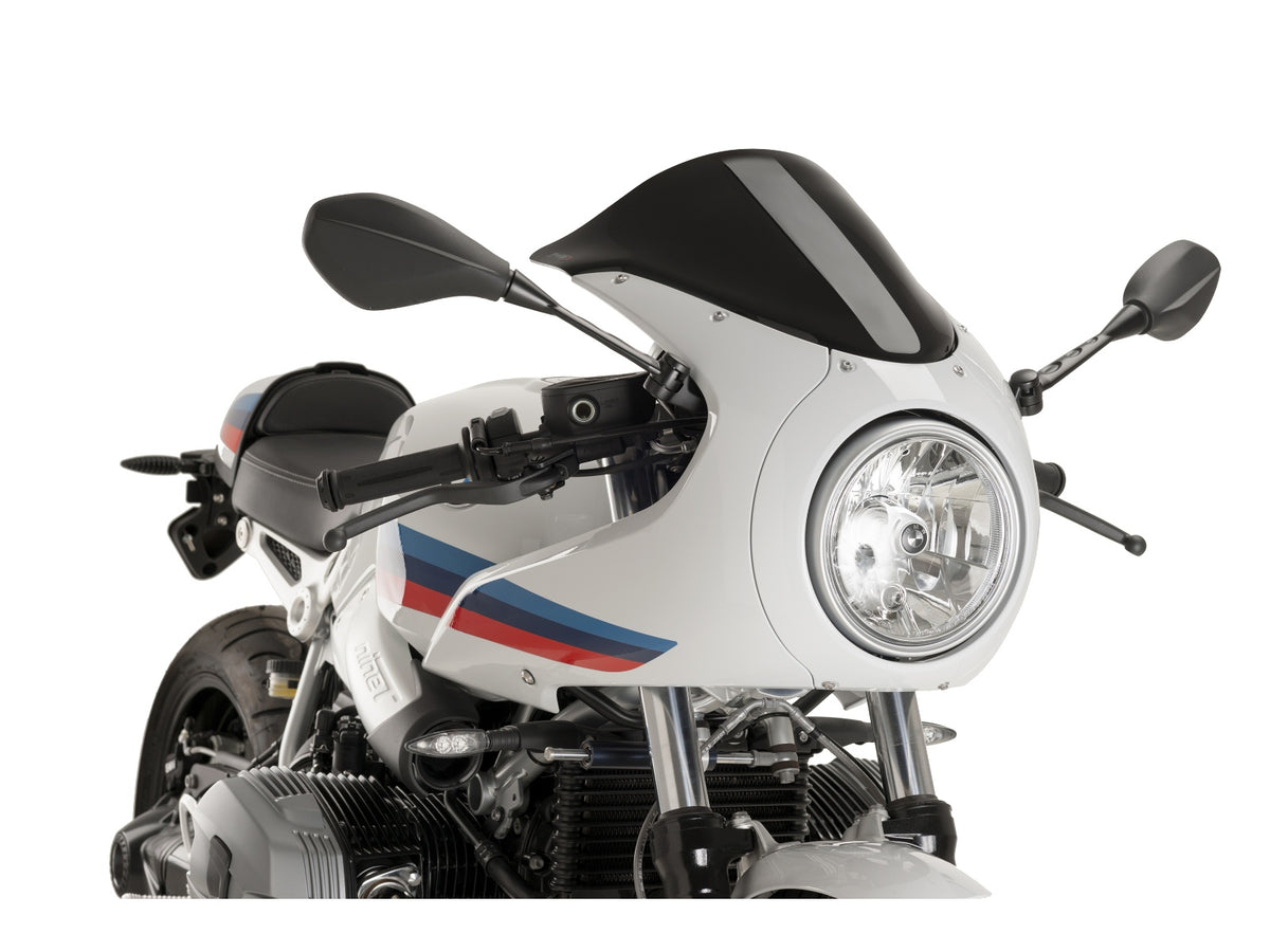 Puig Touring Screen In Dark Smoke for BMW R Nine T Racer (17-20)