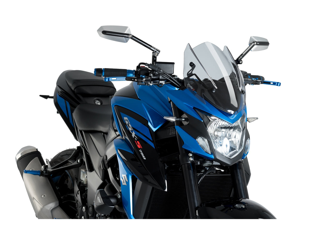 Puig New Generation Sport Screen In Clear for Suzuki GSX S 750 (17-21)
