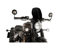 Puig New Generation Touring Screen In Clear for Triumph Bonneville Bobber (17-20)