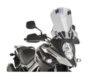 Puig Touring Screen With Extender In Light Smoke for Suzuki V-Strom 650 (17-25)