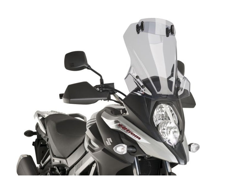 Puig Touring Screen With Extender In Light Smoke for Suzuki V-Strom 650 XT (17-25)