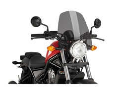 Puig New Generation Touring Screen In Clear for Honda CMX500 Rebel (17-25)