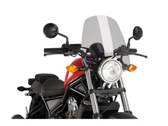 Puig New Generation Touring Screen In Clear for Honda CMX500 Rebel (17-25)