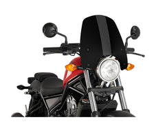 Puig New Generation Touring Screen In Clear for Honda CMX500 Rebel (17-25)