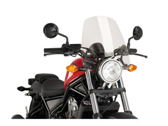 Puig New Generation Touring Screen In Clear for Honda CMX500 Rebel (17-25)