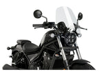 Puig New Generation Touring Screen In Clear for Honda CMX500 Rebel SE (20-25)
