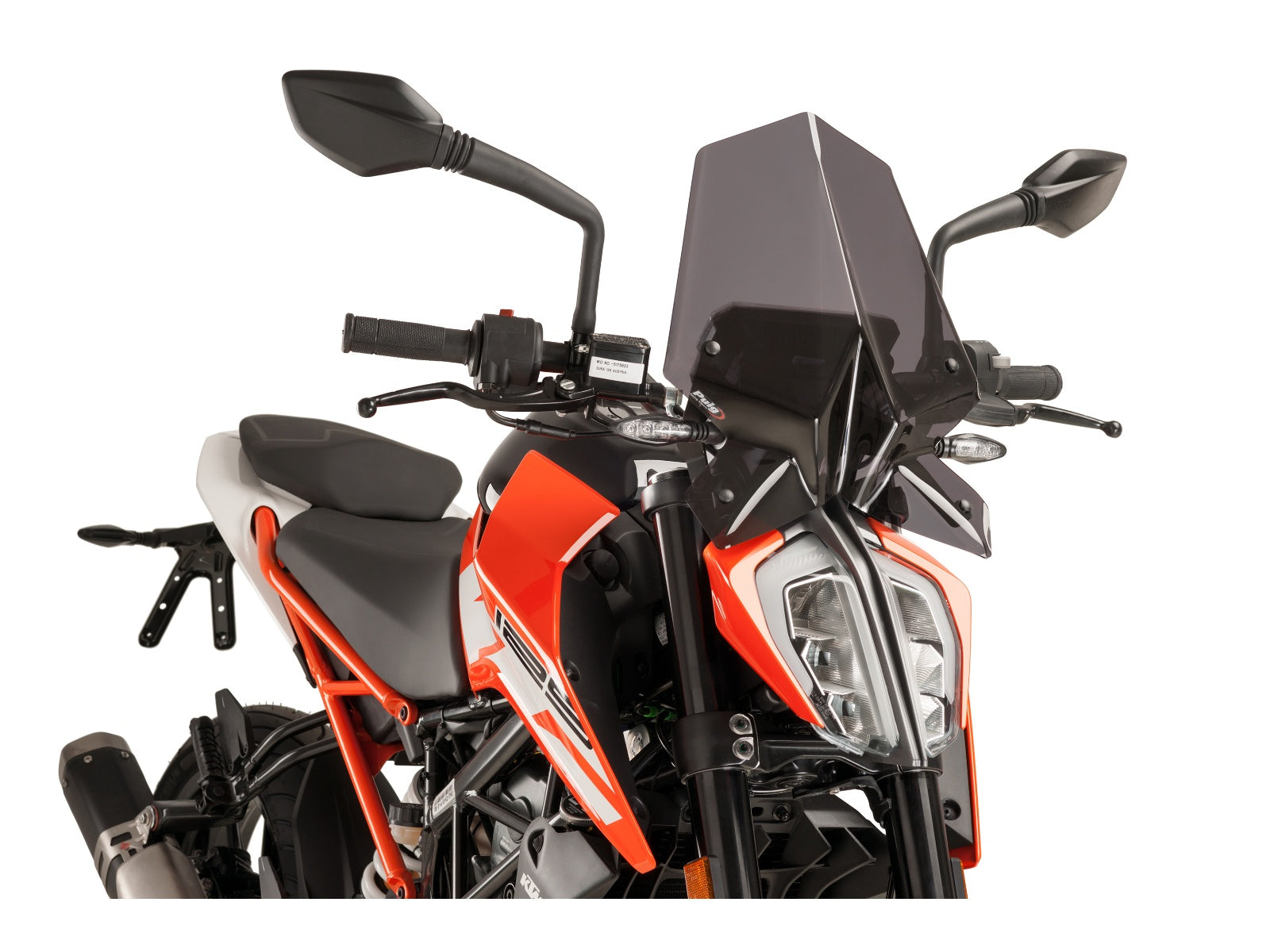 Puig New Generation Sport Screen In Clear for KTM 125 Duke (17-23)