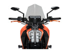Puig New Generation Sport Screen In Clear for KTM 390 Duke (17-23)