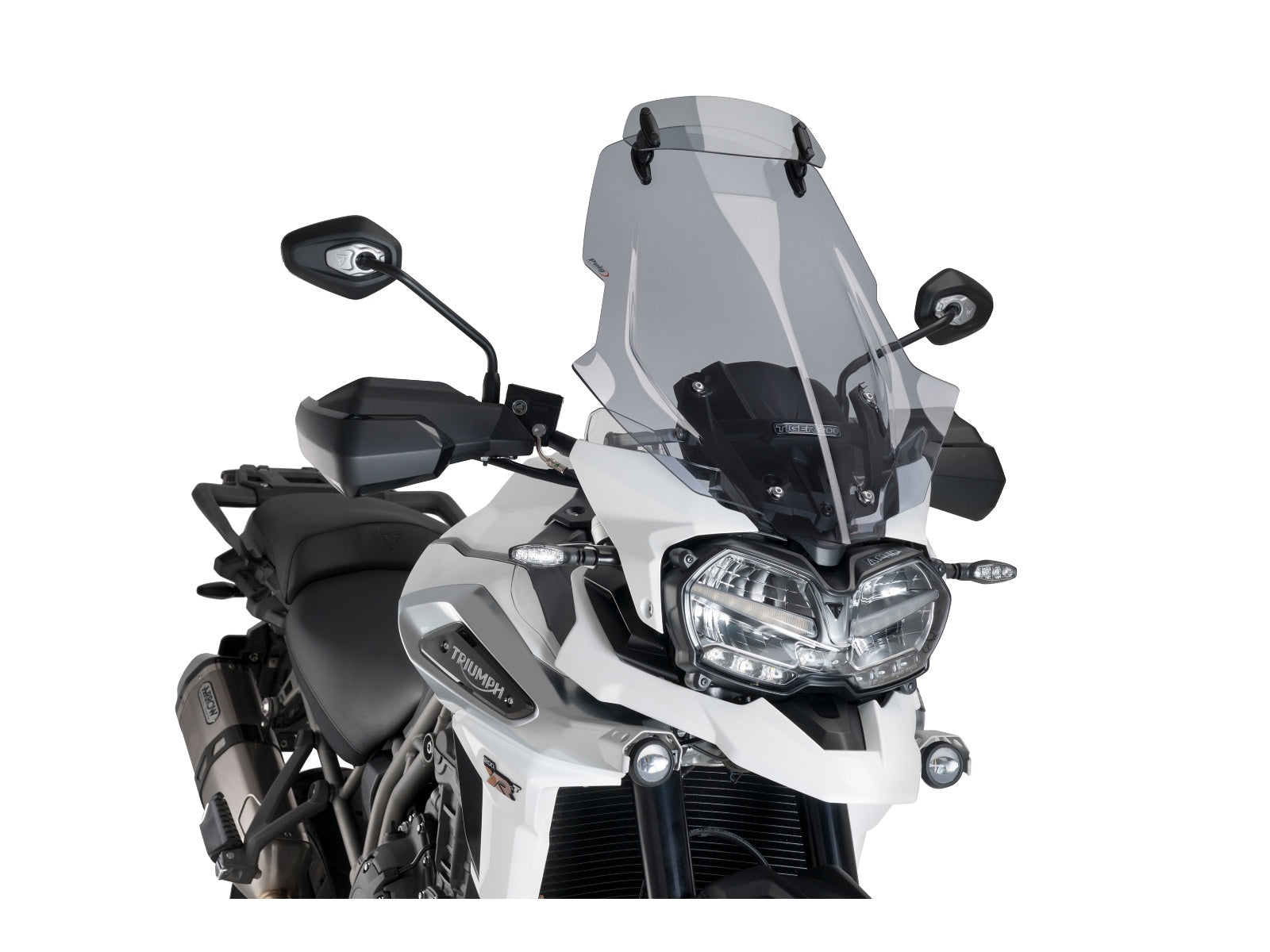 Puig Touring Screen With Extender In Light Smoke for Triumph Tiger Explorer 1200 XRX (18-21)