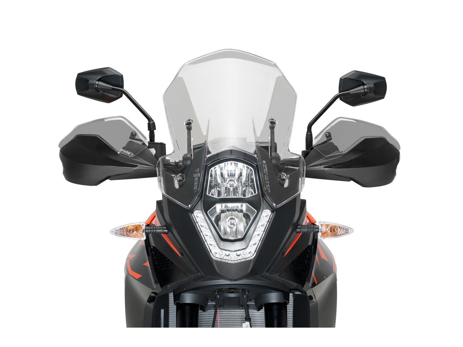 Puig Handguard Extensions In Clear for KTM 790 Duke (18-25)