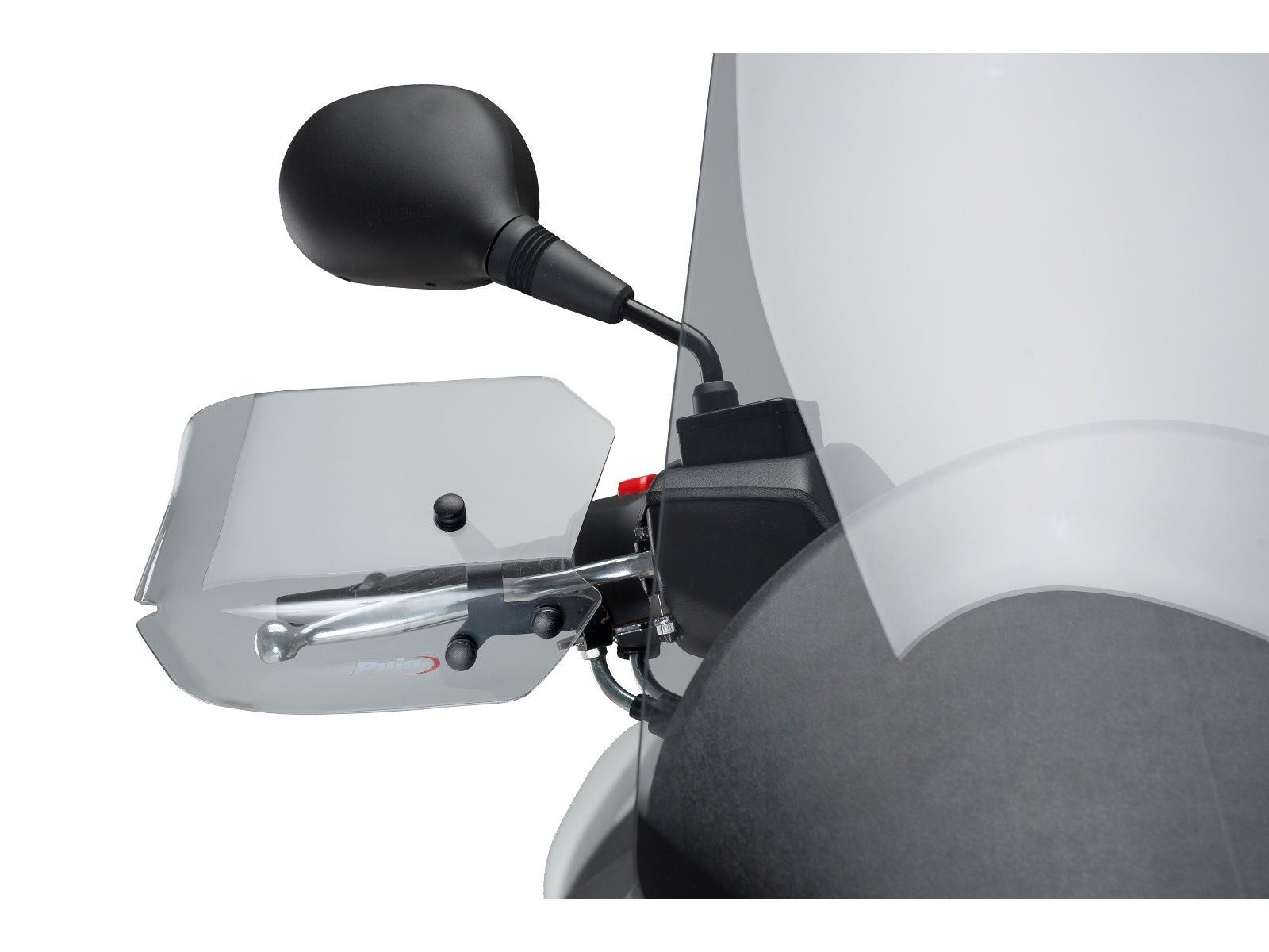 Puig Scooter Handguards In Clear for Suzuki Burgman 125 (10-20)