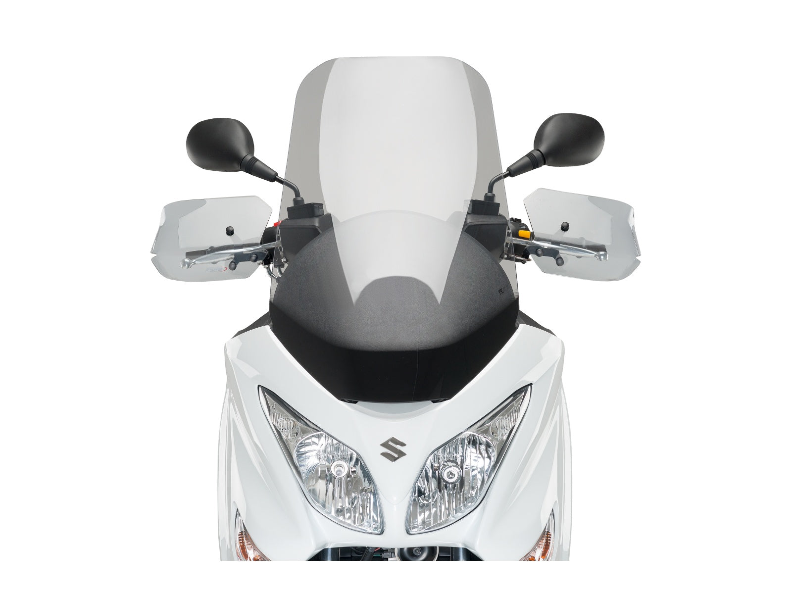 Puig Scooter Handguards In Clear for Suzuki Burgman 400 (10-25)