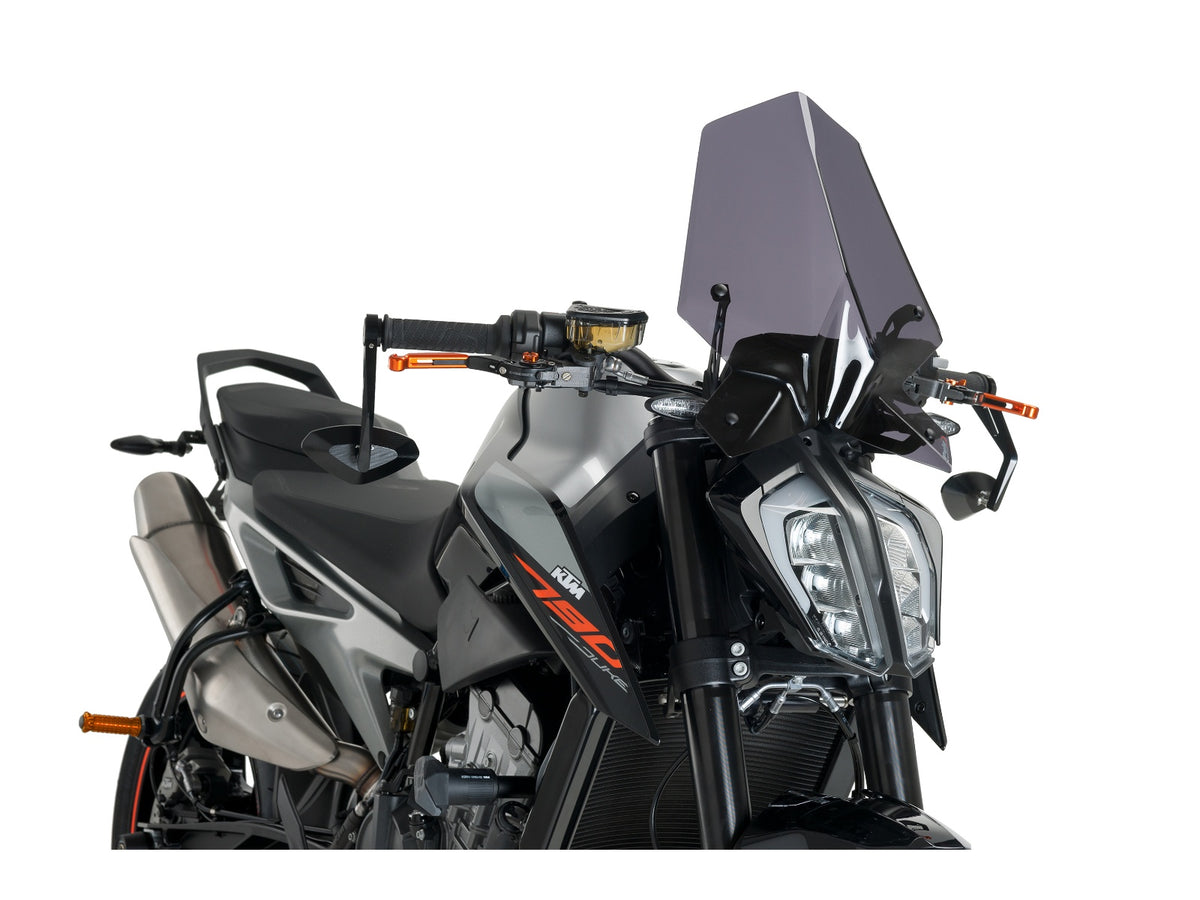 Puig New Generation Sport Screen In Clear for KTM 790 Duke (18-25)