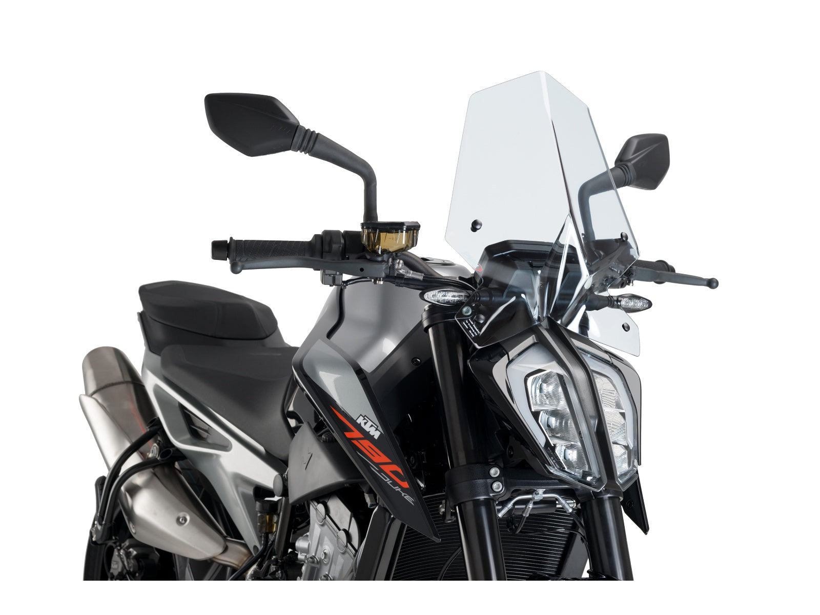 Puig New Generation Sport Screen In Clear for KTM 790 Duke (18-25)