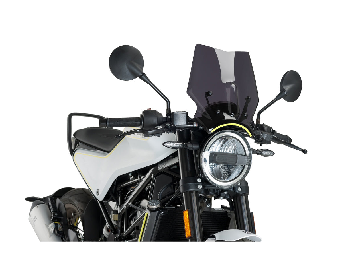 Puig New Generation Sport Screen In Clear for Husqvarna Svartpilen 125 (21-23)