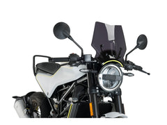 Puig New Generation Sport Screen In Clear for Husqvarna Svartpilen 125 (21-23)