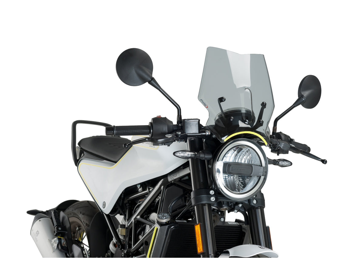 Puig New Generation Sport Screen In Clear for Husqvarna Svartpilen 401 (18-23)
