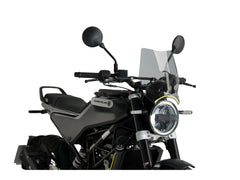 Puig New Generation Sport Screen In Clear for Husqvarna Svartpilen 125 (21-23)