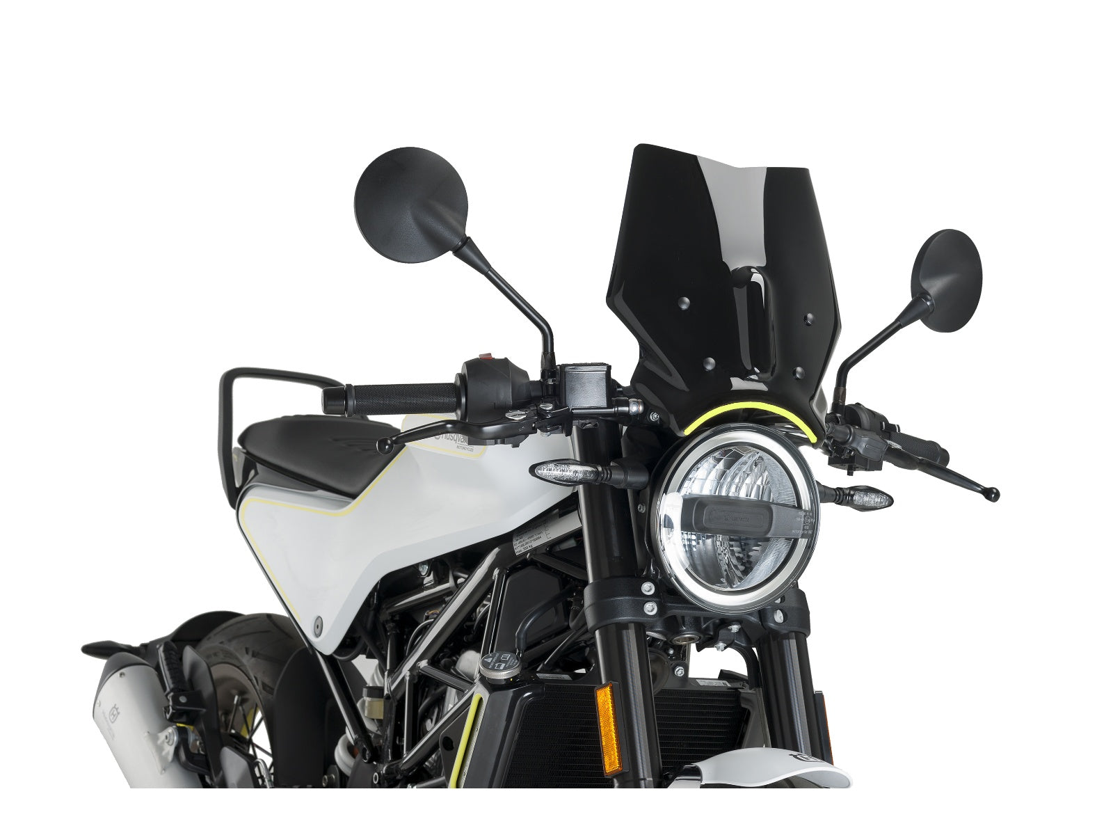 Puig New Generation Sport Screen In Clear for Husqvarna Svartpilen 125 (21-23)