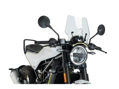 Puig New Generation Sport Screen In Clear for Husqvarna Svartpilen 125 (21-23)