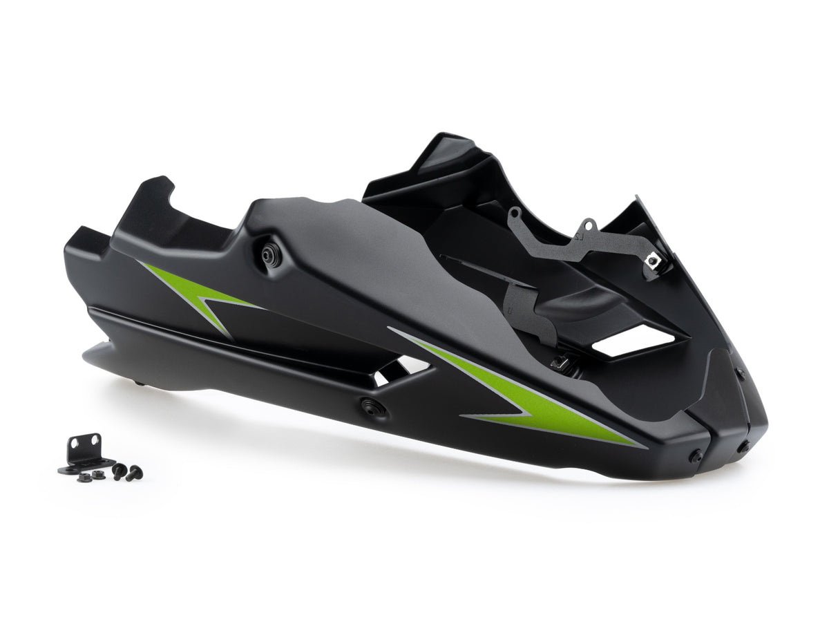 Puig Belly Pan In Matt Black for Kawasaki Z900 SE (22-24)