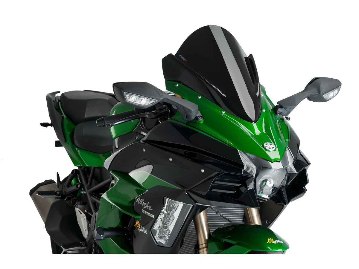 Puig Racing Screen In Clear for Kawasaki Ninja H2 SX (18-22)