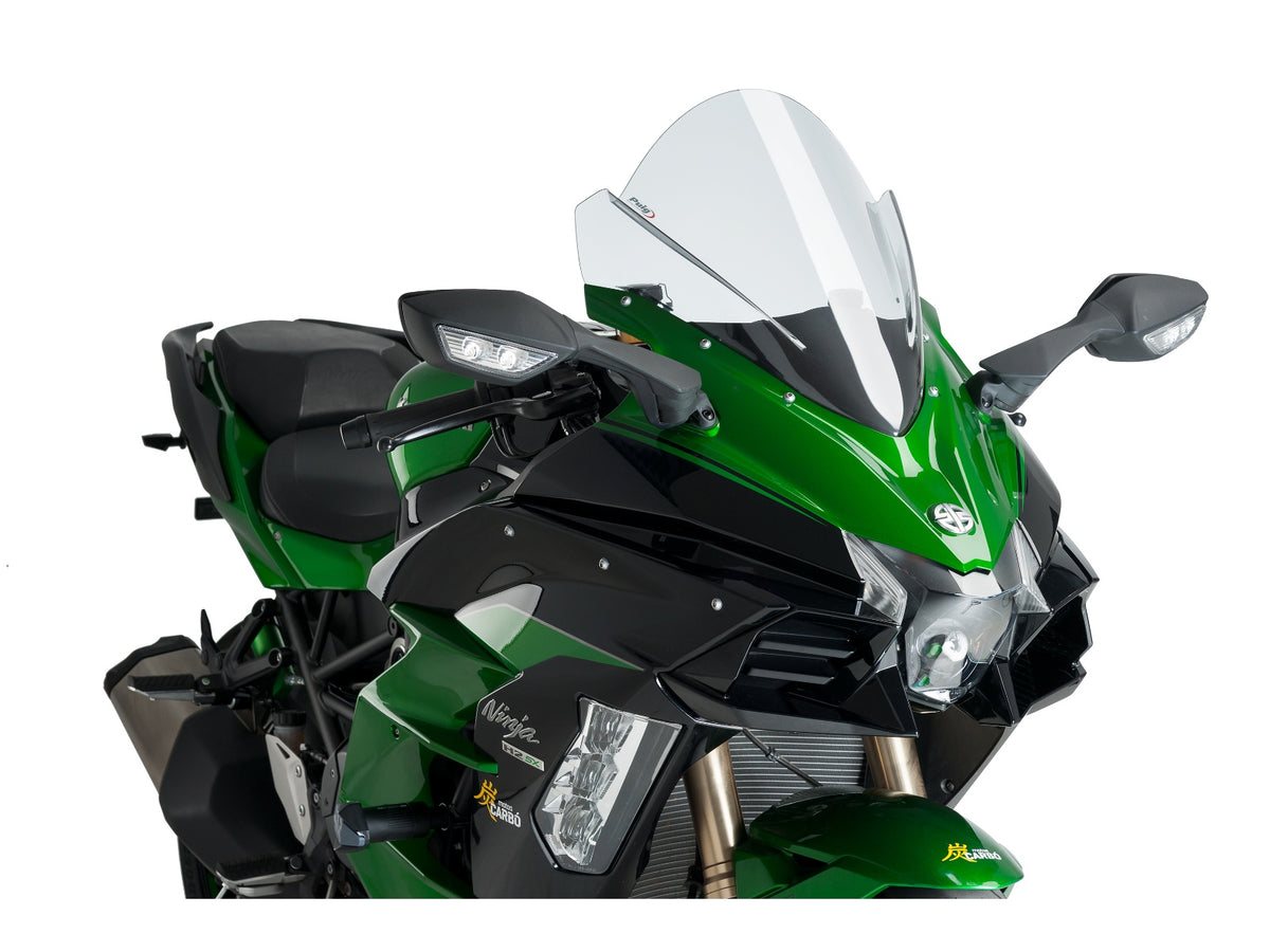 Puig Racing Screen In Clear for Kawasaki Ninja H2 SX (18-22)