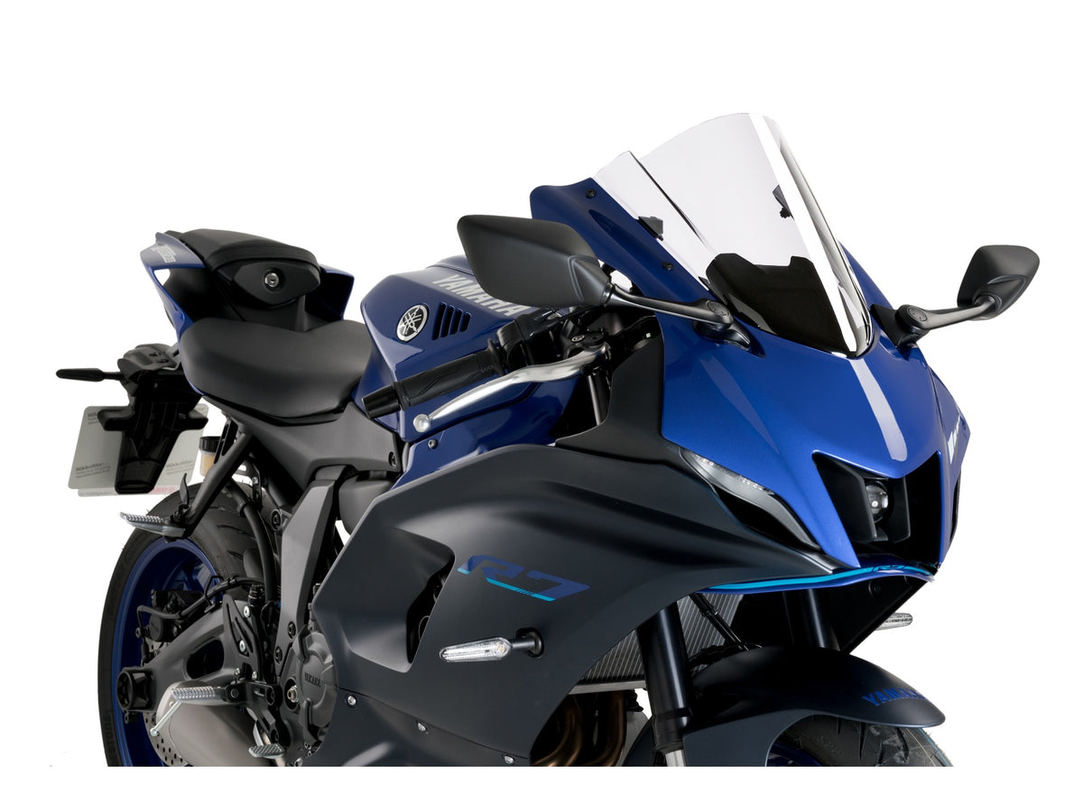 Puig Z-Racing Screen In Clear for Yamaha YZF R7 (22-25)