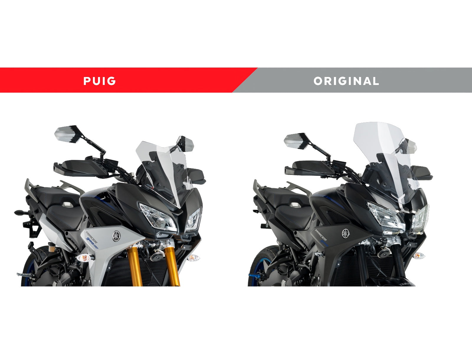 Puig Sport Screen In Clear for Yamaha Tracer 900 GT (18-20)